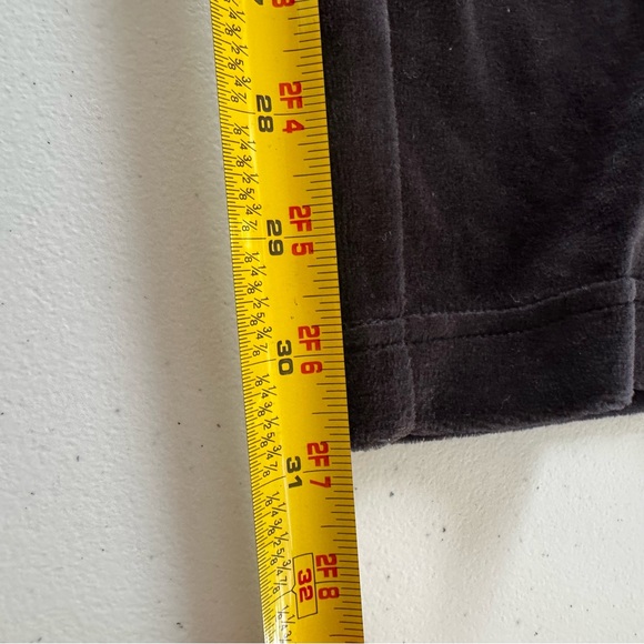 J. Jill Pure Jill Black Velour Pima Cotton Modal‎ Pull On Lounge Pants Sz Large - Picture 8 of 9